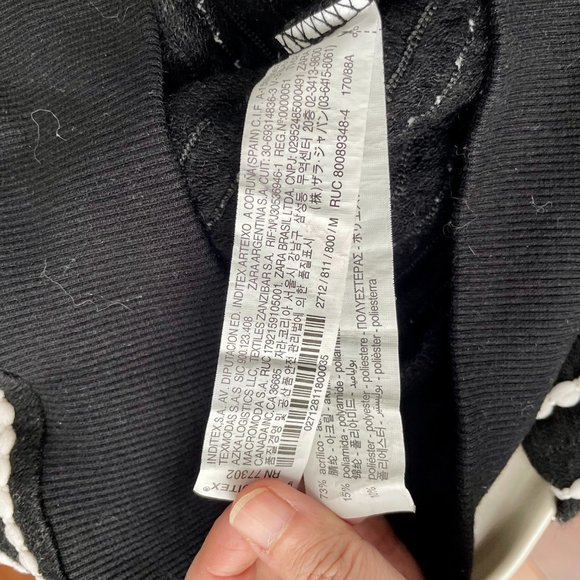 Zara - Sweater - Size M - Dark blue and white - GUC - Picture 4 of 4